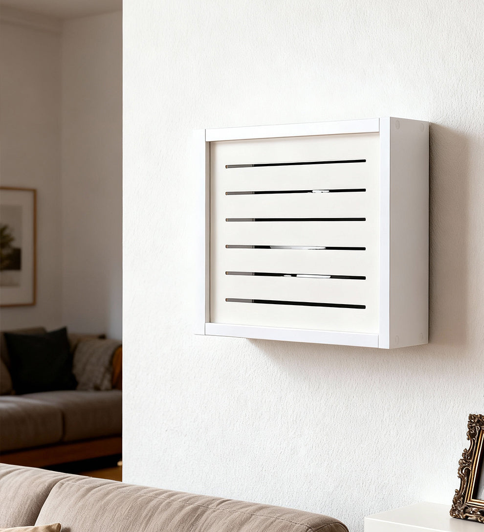 Dekoratif Modem Saklama Kutusu | Duvara Asılabilir Wi-Fi Gizleme Dolabı