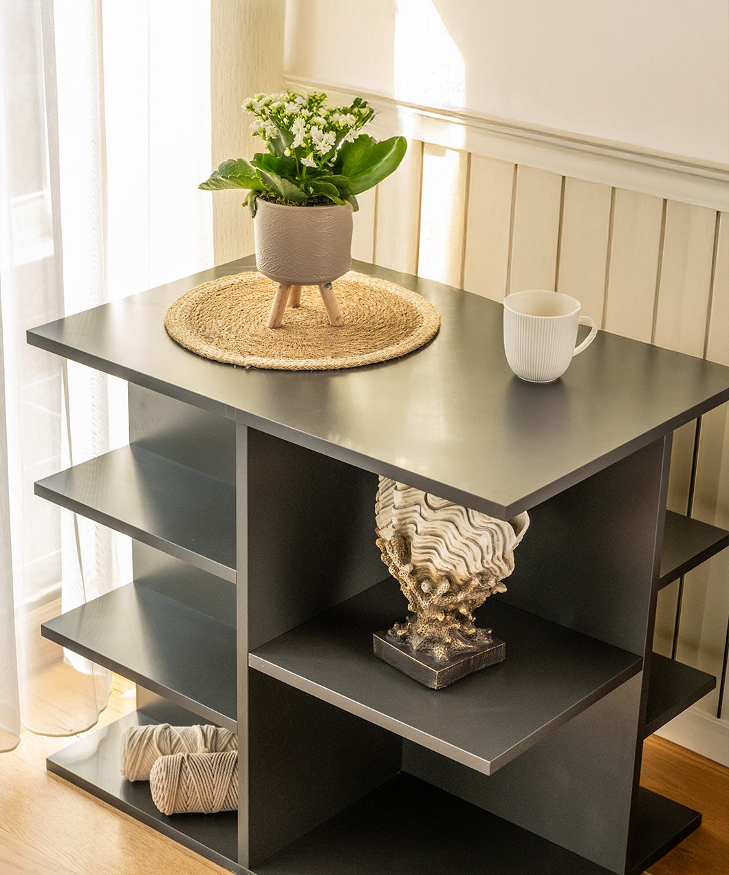 Side Orta Sehpa Raflı