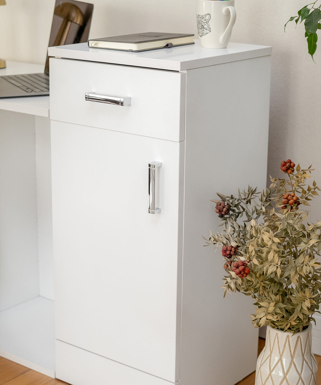 York Çok Amaçlı Mutfak Dolabı, Kapaklı ve Çekmeceli