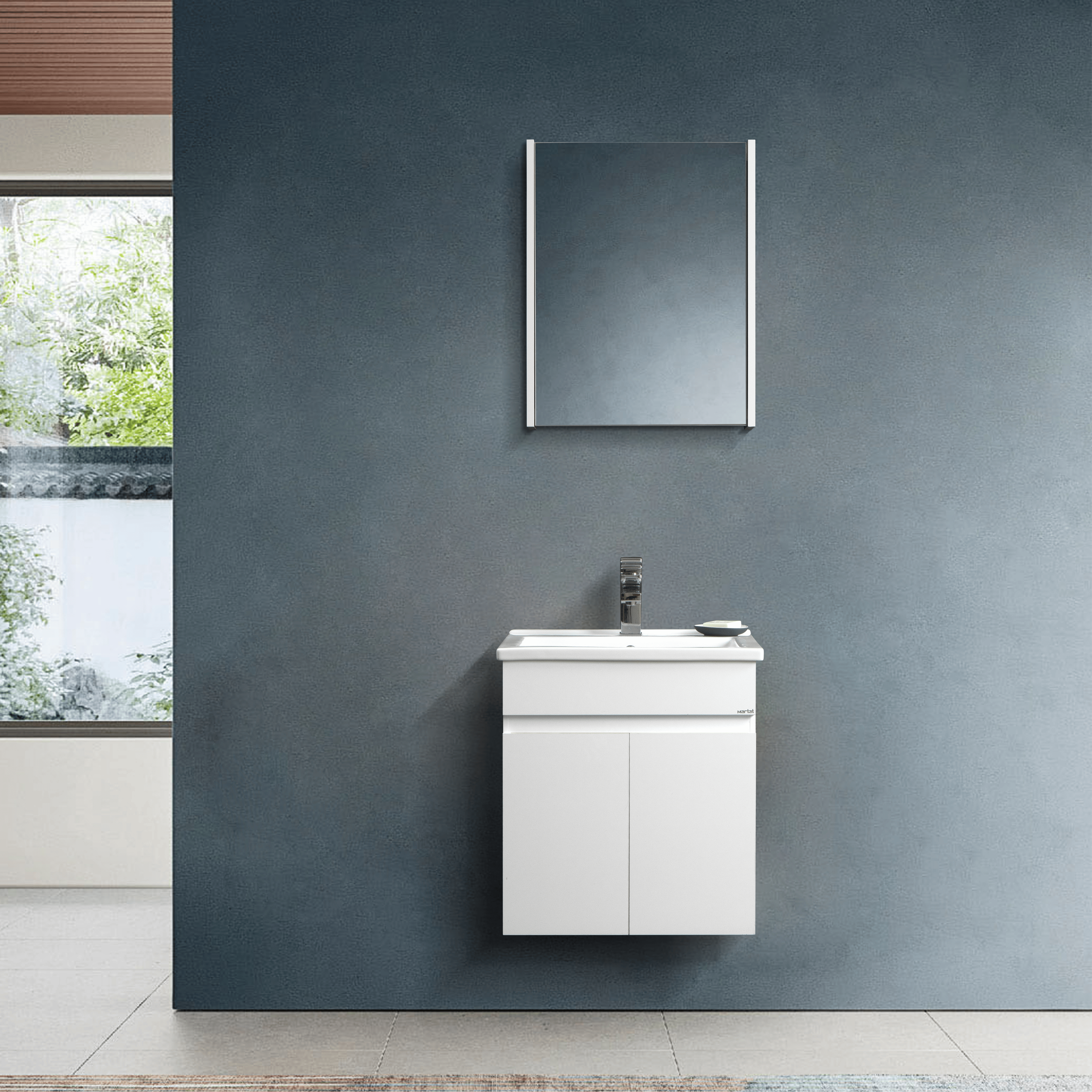 Venna Banyo Dolabı Seti – Modern Tasarım, Lavabo ve Ayna Dahil
